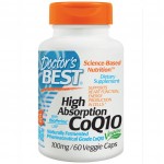 อาหารเสริม coq10 ราคาส่ง ยี่ห้อ Doctor s Best, High Absorption CoQ10, with BioPerine, 100 mg, 60 Veggie Caps